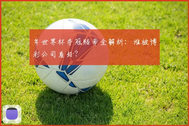 年世界杯夺冠赔率全解析：谁被博彩公司看好？